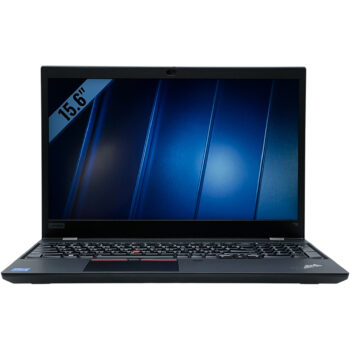 Lenovo ThinkPad T15 Gen 2 główny widok od przodu otwartego laptopa