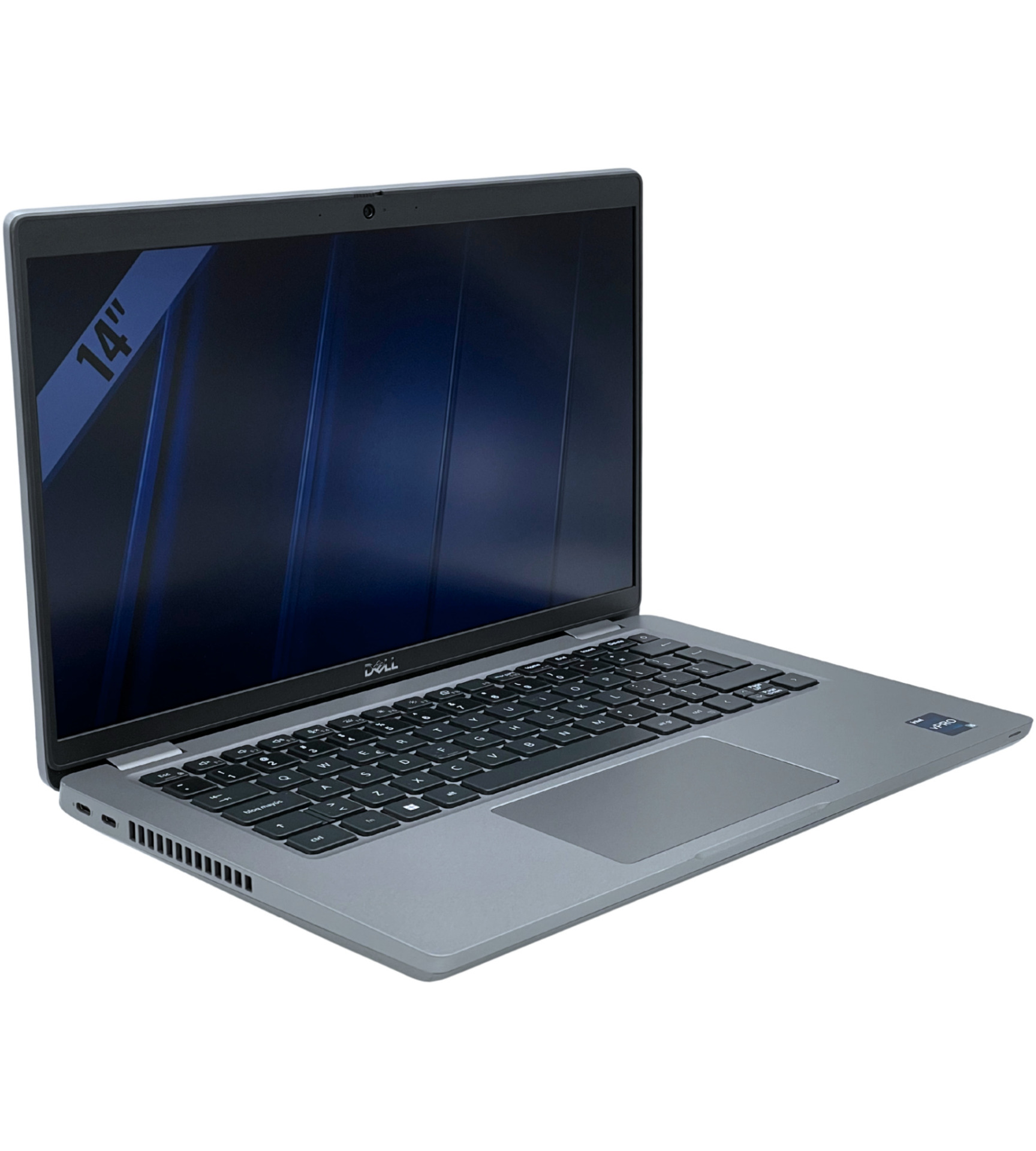 Dell Latitude 5431 widok z lewej strony pod kątem z portami Thunderbolt 4