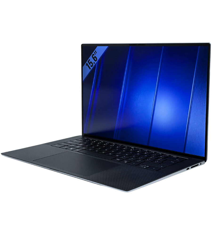 Dell Precision 5550 widok z prawej strony pod kątem czytnik kart SD i USB-C