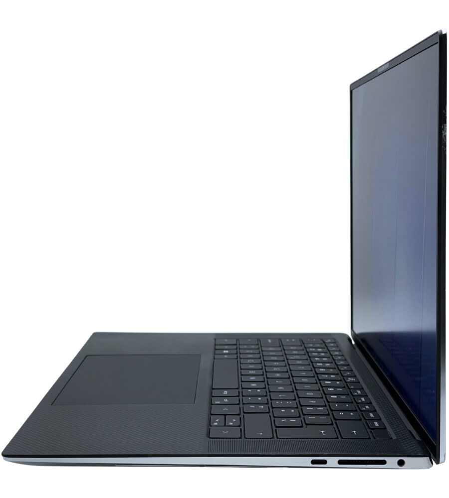 Dell Precision 5550 prawy profil obudowy złącza audio i gniazda rozszerzeń