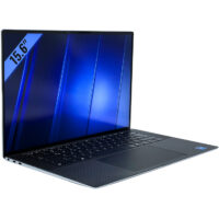Dell Precision 5560 – lewy bok pod kątem Dell Precision 5560 widok z lewej strony pod kątem złączami Thunderbolt 4