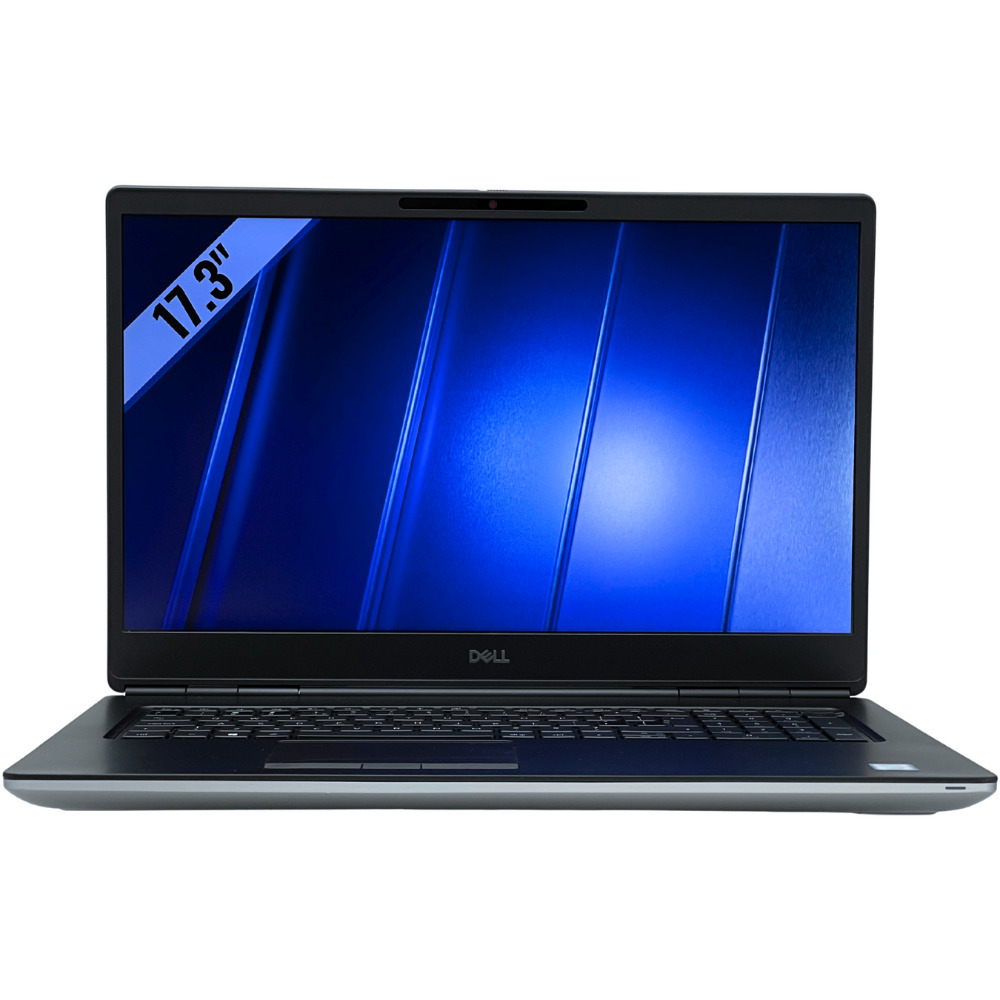 Laptop poleasingowy Dell Precision 7750 widok od przodu ekran 17,3 cala