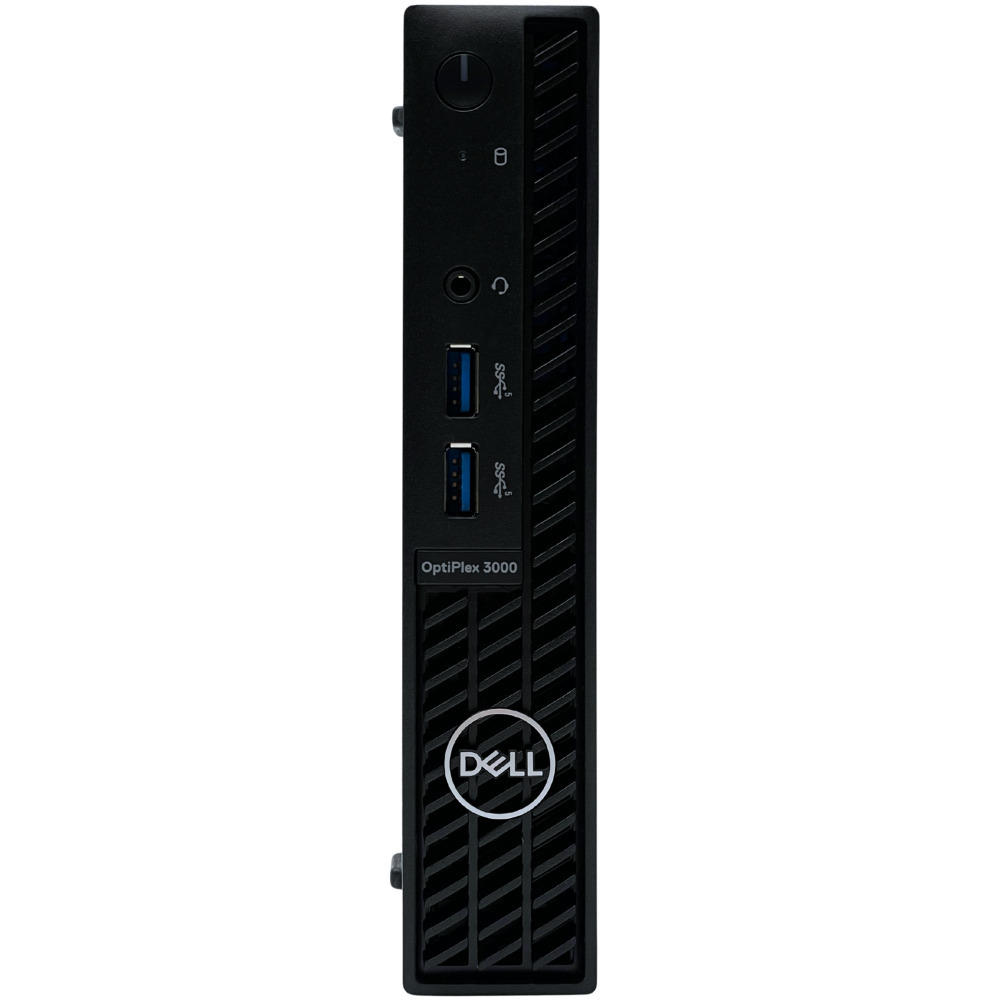 Komputer Dell Optiplex 3000 MFF poleasingowy widok od przodu obudowy