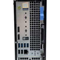 Dell Optiplex 5070 SFF – zbliżenie na tylne porty Zbliżenie na górne złącza płyty głównej komputera Dell Optiplex 5070 SFF z tyłu