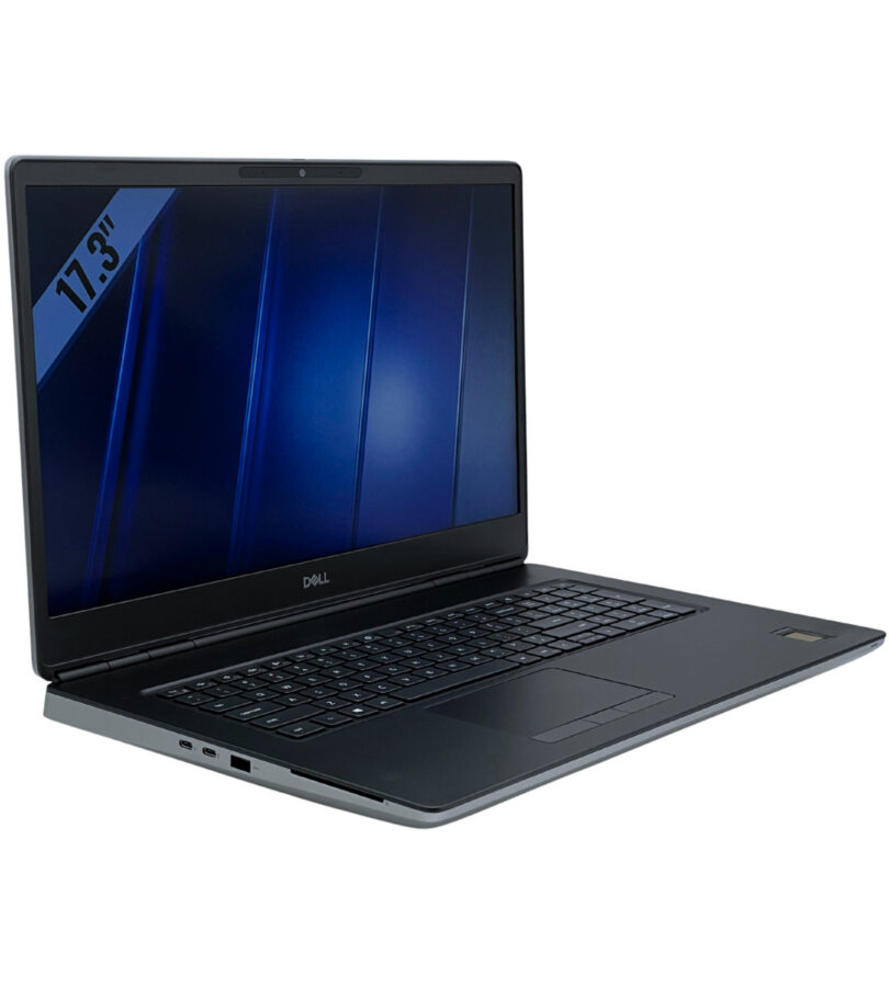 Dell Precision 7750 widok z lewej strony pod kątem