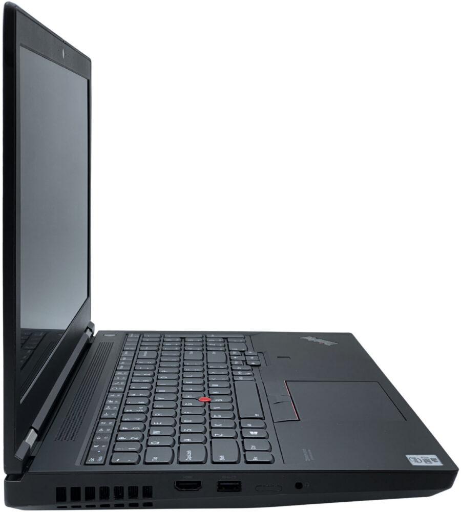 Lenovo ThinkPad T15 Gen 1 profil lewej strony złącza komunikacyjne i wentylacja