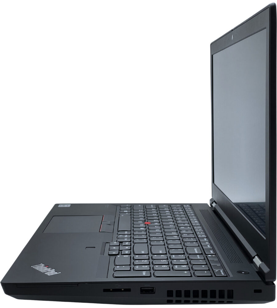 Lenovo ThinkPad T15 Gen 1 profil prawej strony czytnik kart i złącza peryferyjne