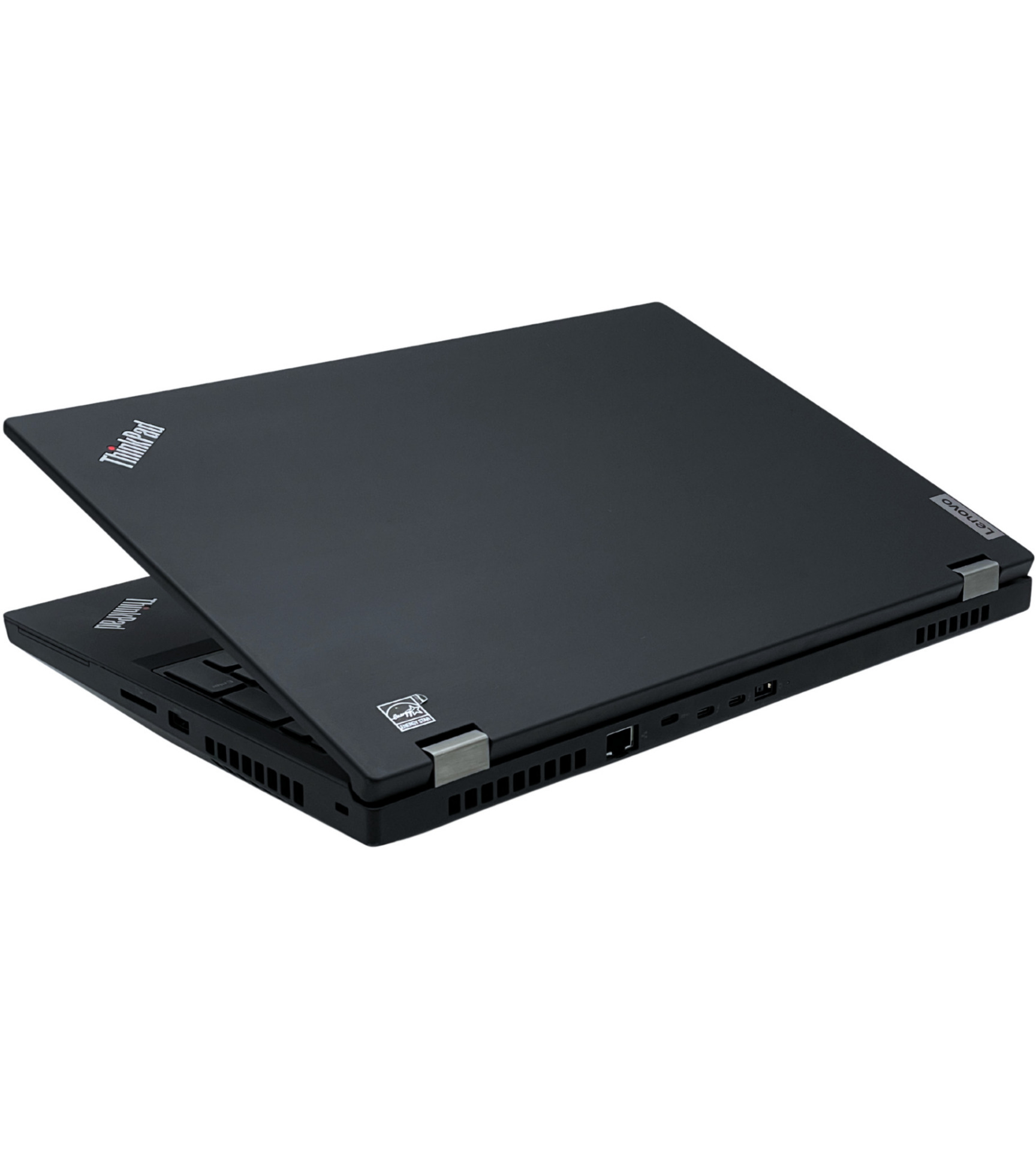 Lenovo ThinkPad T15 Gen 1 zamknięta czarna obudowa z minimalistycznym logo ThinkPad