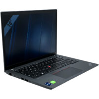 Lenovo ThinkPad T14 Gen 4 widok z lewej strony pod kątem złącza Thunderbolt i HDMI