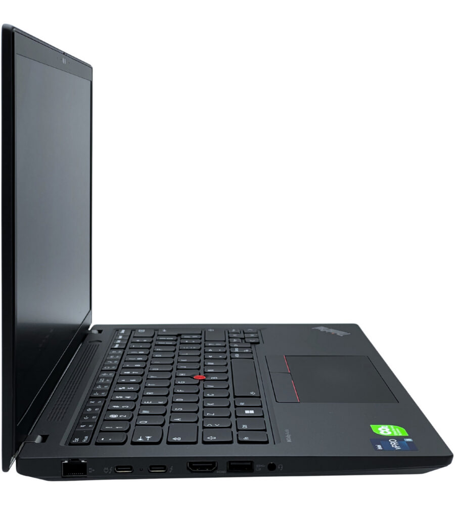 Lenovo ThinkPad T14 Gen 4 lewy profil smukłej obudowy złącza komunikacyjne