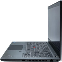 Lenovo ThinkPad T14 G2 – prawy profil laptopa Lenovo ThinkPad T14 G2 prawy profil obudowy czytnik kart i porty