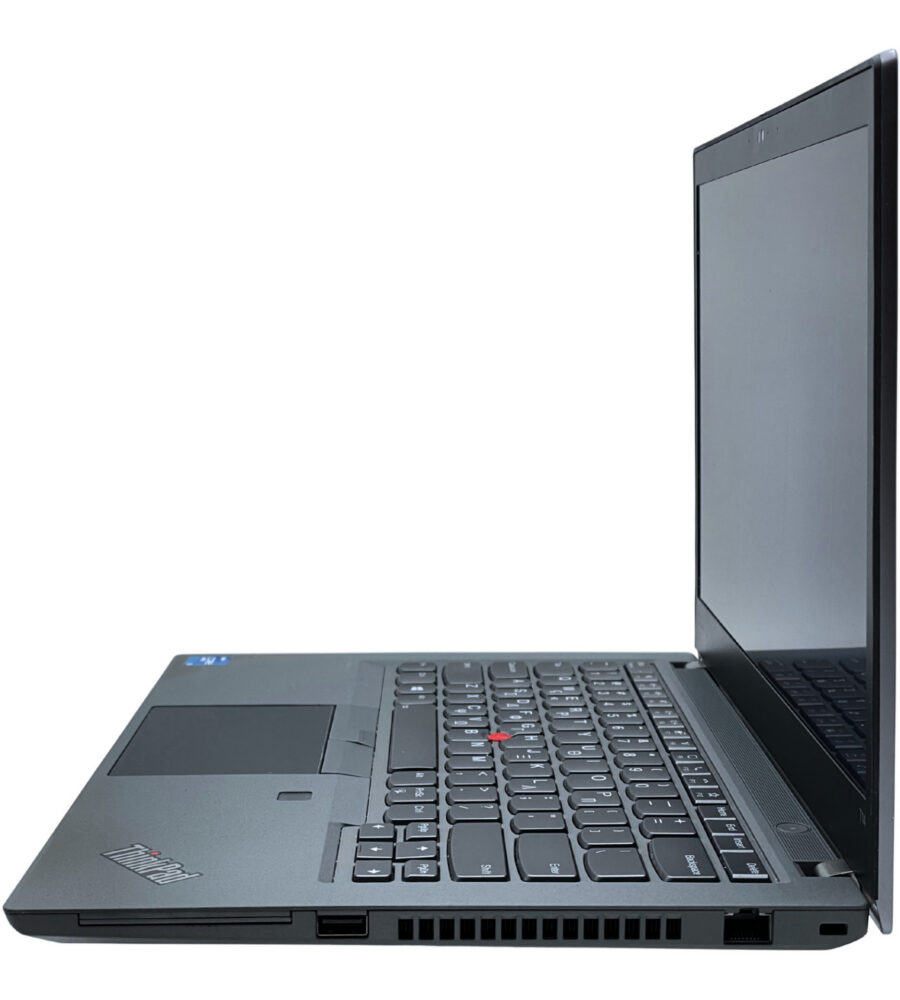 Lenovo ThinkPad T14 G2 – prawy profil laptopa Lenovo ThinkPad T14 G2 prawy profil obudowy czytnik kart i porty