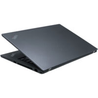 Lenovo ThinkPad T14 G2 – górna pokrywa obudowy Lenovo ThinkPad T14 G2 zamknięta srebrna obudowa widok z góry logo ThinkPad
