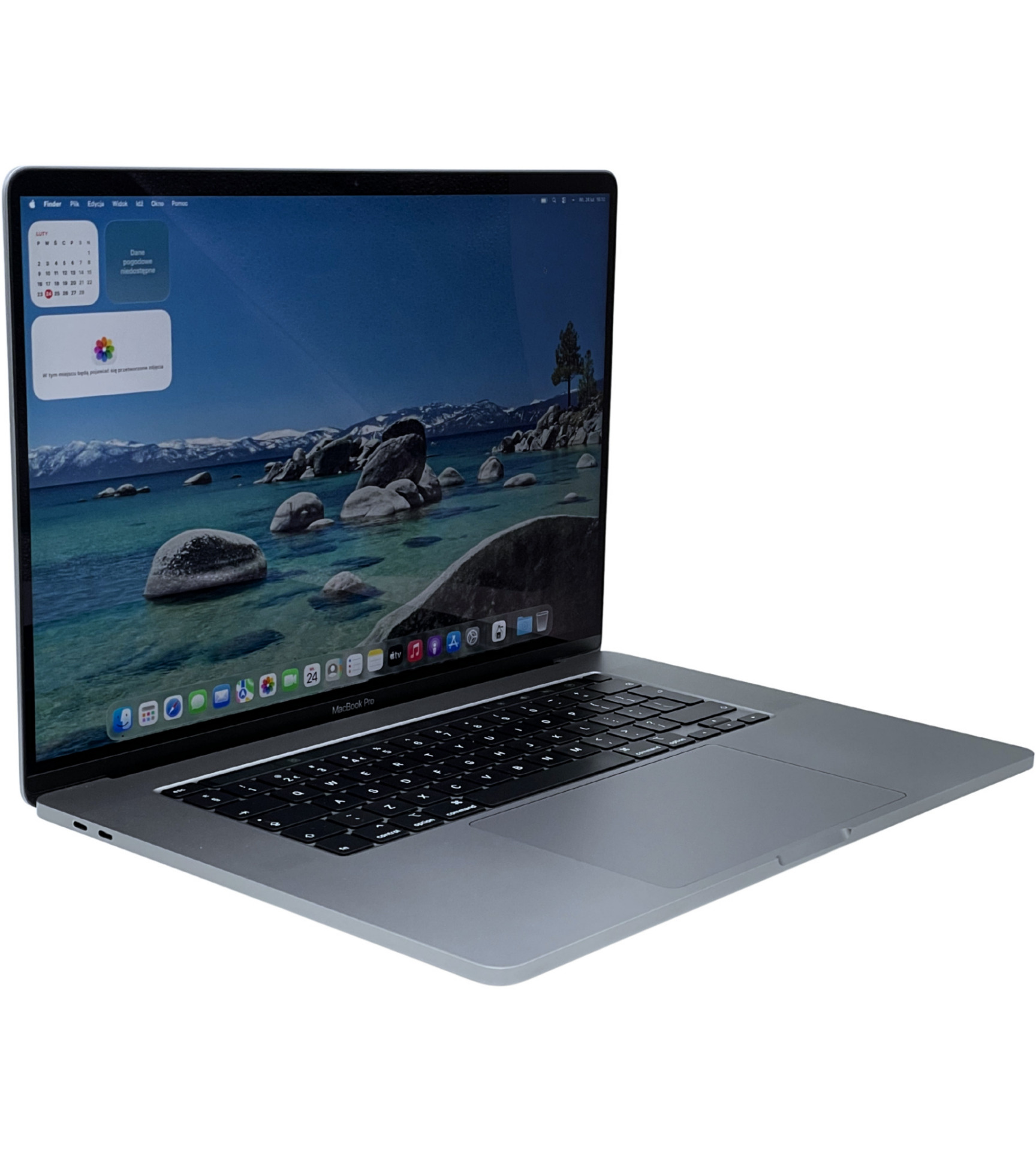 MacBook Pro 16 A2141 lewy profil porty Thunderbolt 3 USB-C