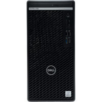 Dell Optiplex 5090 MT – przód komputera stacjonarnego Komputer Dell Optiplex 5090 Mini Tower poleasingowy widok od przodu obudowy