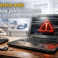 Najczęstsze wady laptopów poleasingowych, o których nie powiedzą Ci sprzedawcy