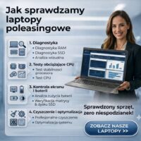 Jak sprawdzamy laptopy poleasingowe? Zobacz, co dokładnie testujemy przed sprzedażą