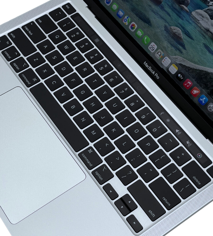 Klawiatura Magic Keyboard z Touch Bar i Touch ID w laptopie Apple MacBook Pro 13 A2338 Silver