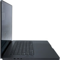 Apple MacBook Pro 16 A2991 lewy profil złącza zasilania Thunderbolt 4 i jack Apple MacBook Pro 16 A2991 lewy profil złącza zasilania Thunderbolt 4 i jack