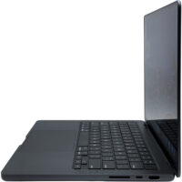 Apple MacBook Pro 14 A2992 prawy profil obudowy port HDMI Thunderbolt 4 i czytnik SD