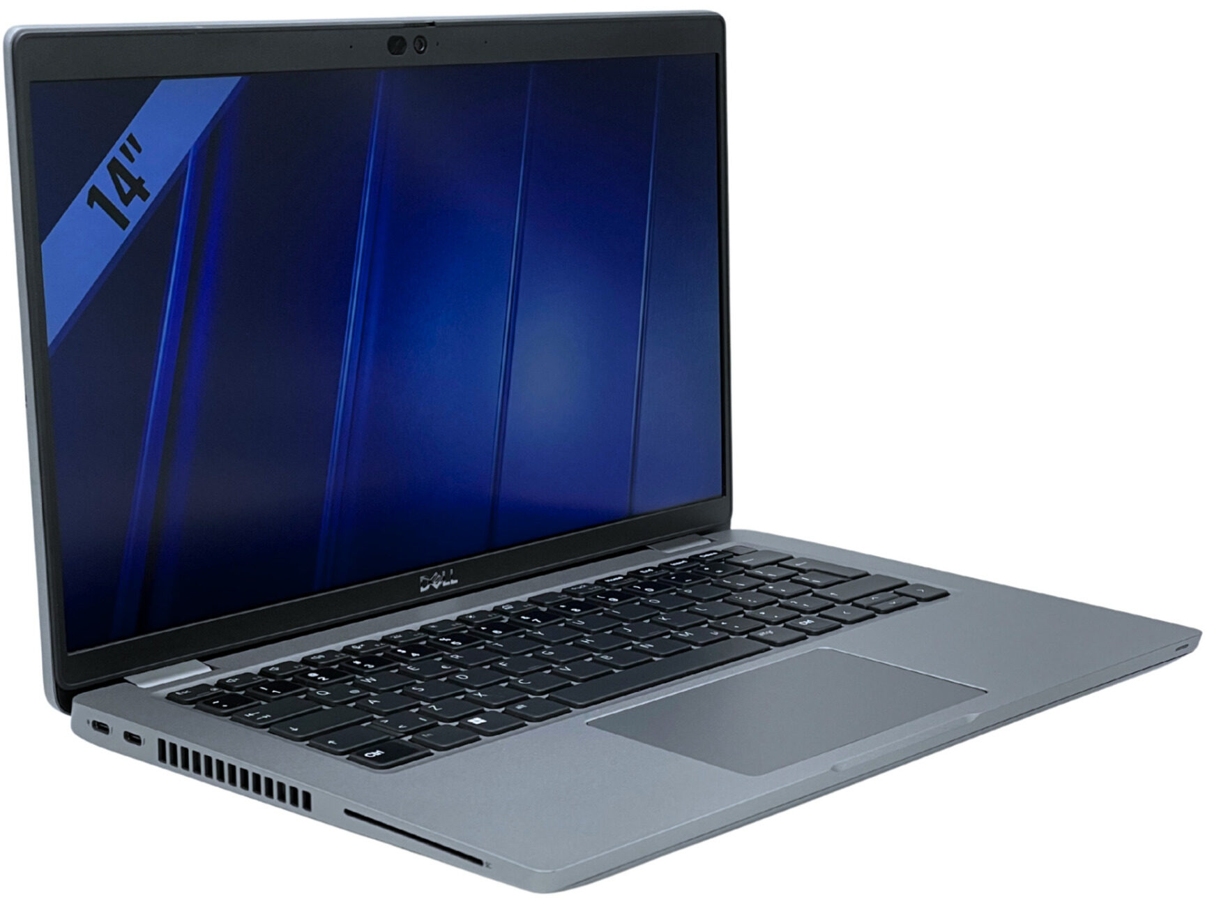 Dell Latitude 5430 widok z lewej strony pod kątem z portami Thunderbolt 4