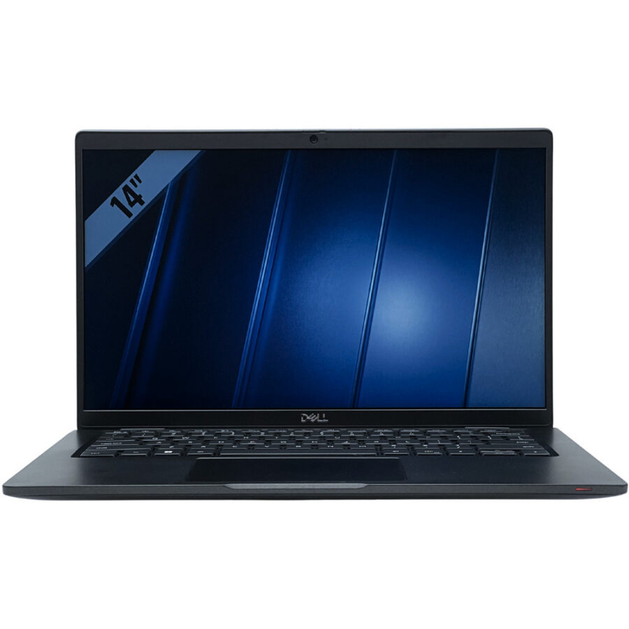 Dell Latitude 7430 – widok od przodu laptopa Laptop poleasingowy Dell Latitude 7430 widok od przodu z otwartym ekranem Full HD