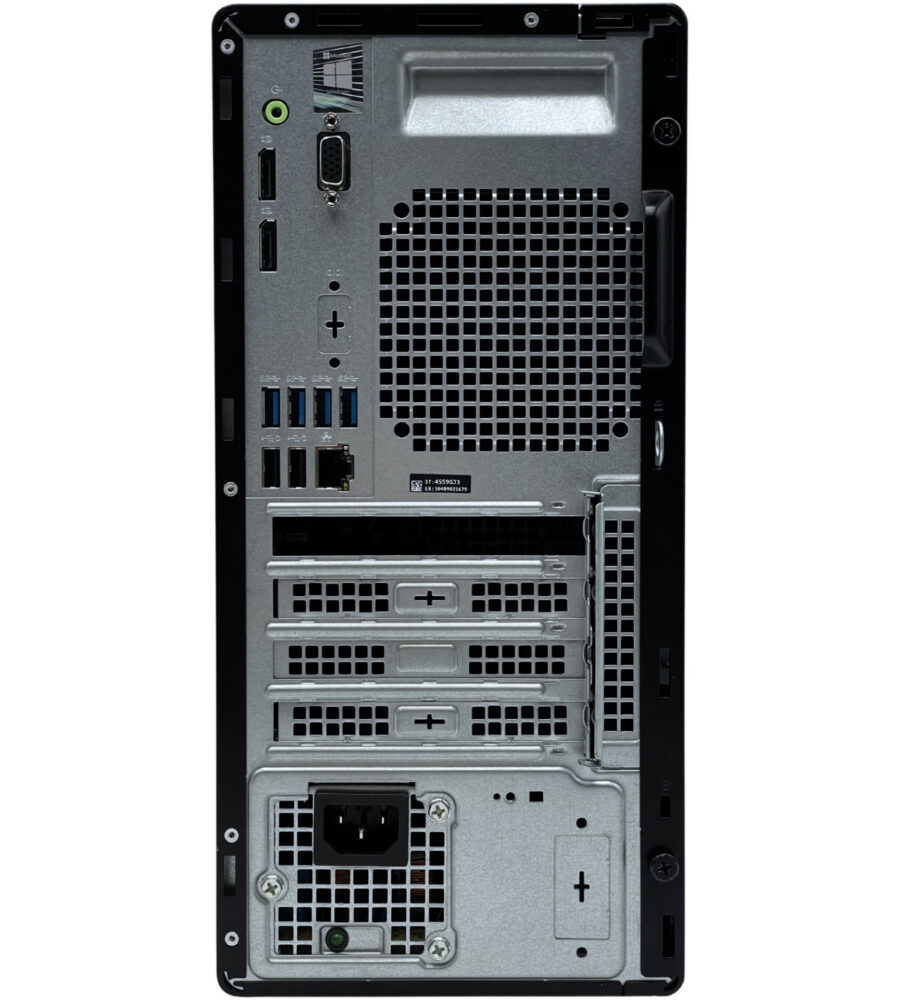 Dell Optiplex 5090 MT – tylne porty i złącza Dell Optiplex 5090 MT tylny panel złącza DisplayPort USB i RJ-45