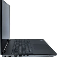 Dell Precision 7670 widok z lewej strony obudowy złączami Thunderbolt i czytnikiem Smart Card