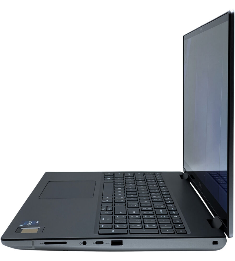 Dell Precision 7670 widok z prawej strony obudowy porty USB i czytnik kart SD