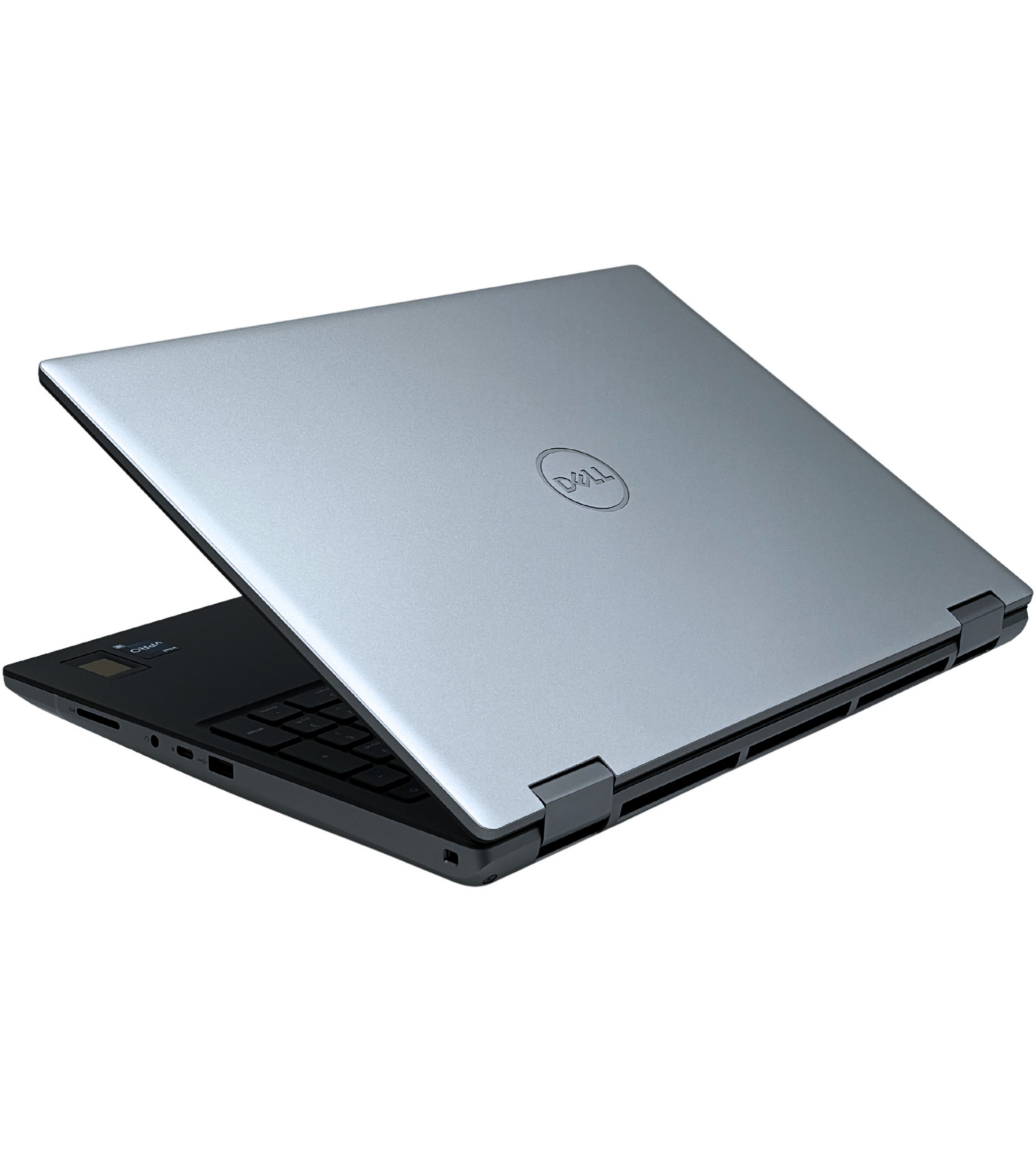 Dell Precision 7670 zamknięta klapa matrycy z tytanowym wykończeniem i logo Dell
