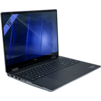 Dell Precision 7670 lewy bok pod kątem złącze zasilania i porty Thunderbolt 4