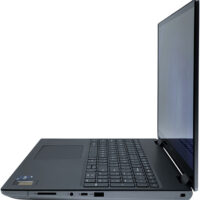 Dell Precision 7670 widok z prawej strony obudowy porty USB i czytnik kart SD