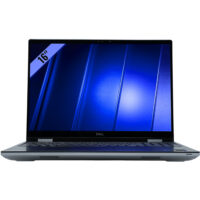 Dell Precision 7670 stacja robocza klasa A- widok od przodu z otwartym ekranem 4K