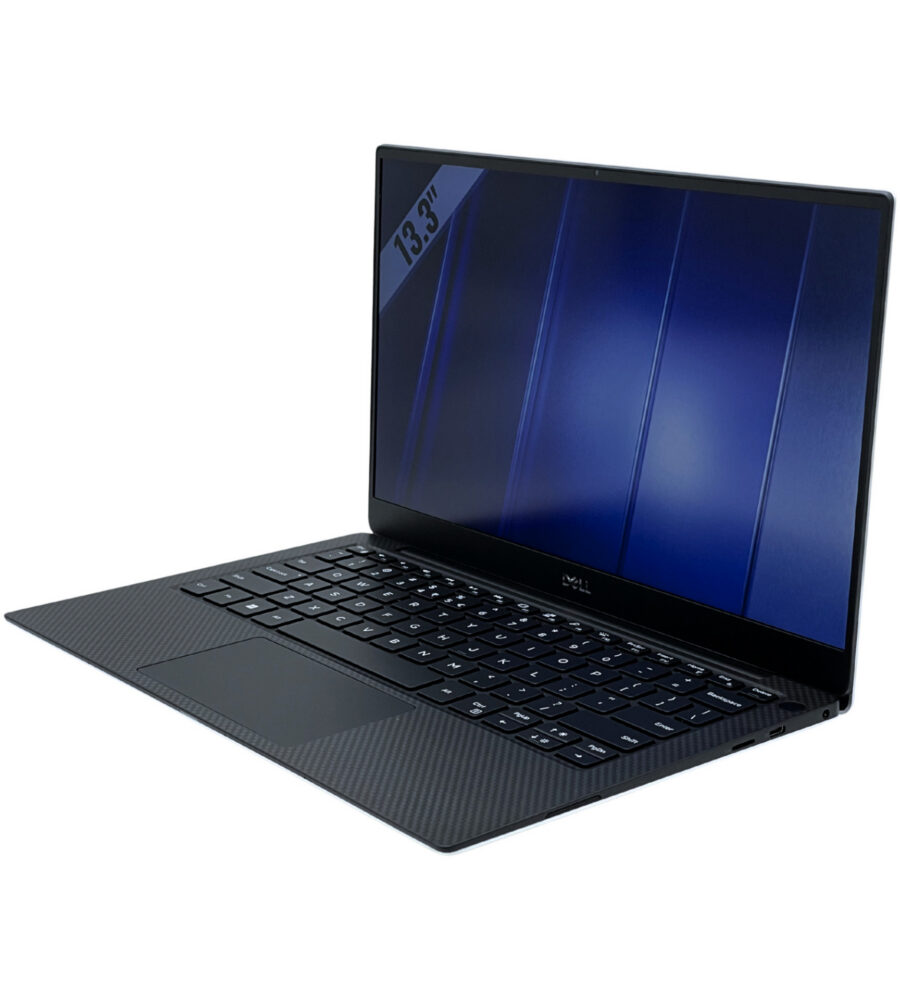 Dell XPS 13 9305 widok z prawej strony pod kątem port USB-C i czytnik kart