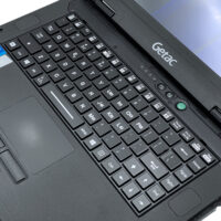Klawiatura Getac S410 G4 Rugged odporna na pył i wzmocniony touchpad widok z góry