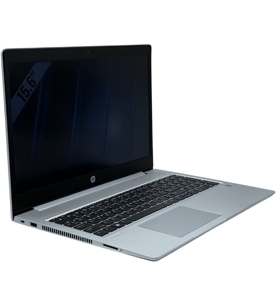 HP ProBook 450 G6 – lewa strona pod kątem HP ProBook 450 G6 lewy bok pod kątem złącza