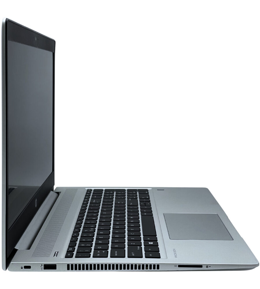 HP ProBook 450 G6 – lewy bok laptopa HP ProBook 450 G6 widok z lewej strony obudowy złącz USB i HDMI