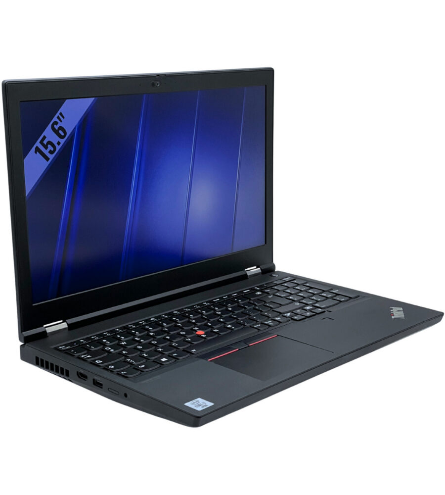 Lenovo ThinkPad P15 Gen 1 – lewa strona pod kątem Lenovo ThinkPad P15 Gen 1 widok z lewej strony pod kątem prezentujący złącza HDMI i audio