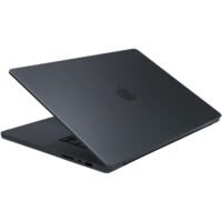 Apple MacBook Pro 16 A2991 – górna klapa laptopa Apple MacBook Pro 16 A2991 zamknięta pokrywa górna z błyszczącym logo Apple Space Black