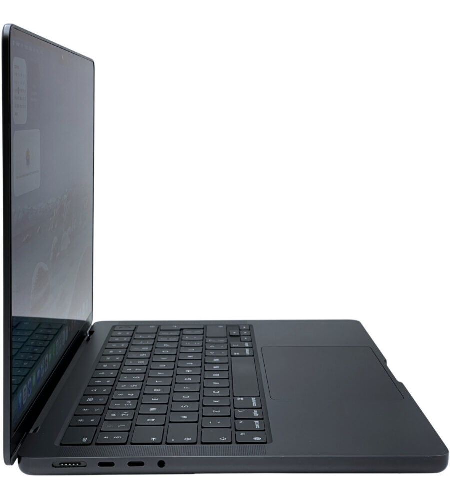 Apple MacBook Pro 14 A2992 – porty lewa strona Apple MacBook Pro 14 A2992 porty z lewej strony MagSafe Thunderbolt HDMI