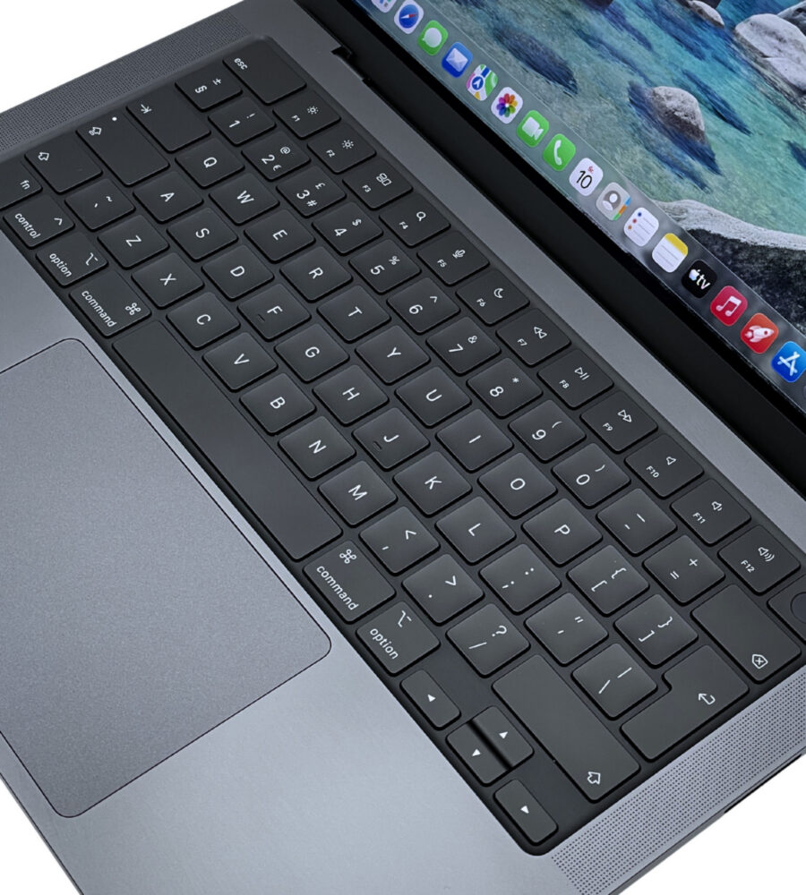 Apple MacBook Pro 14 A2992 – klawiatura i gładzik Apple MacBook Pro 14 A2992 klawiatura ISO podświetlana z Touch ID