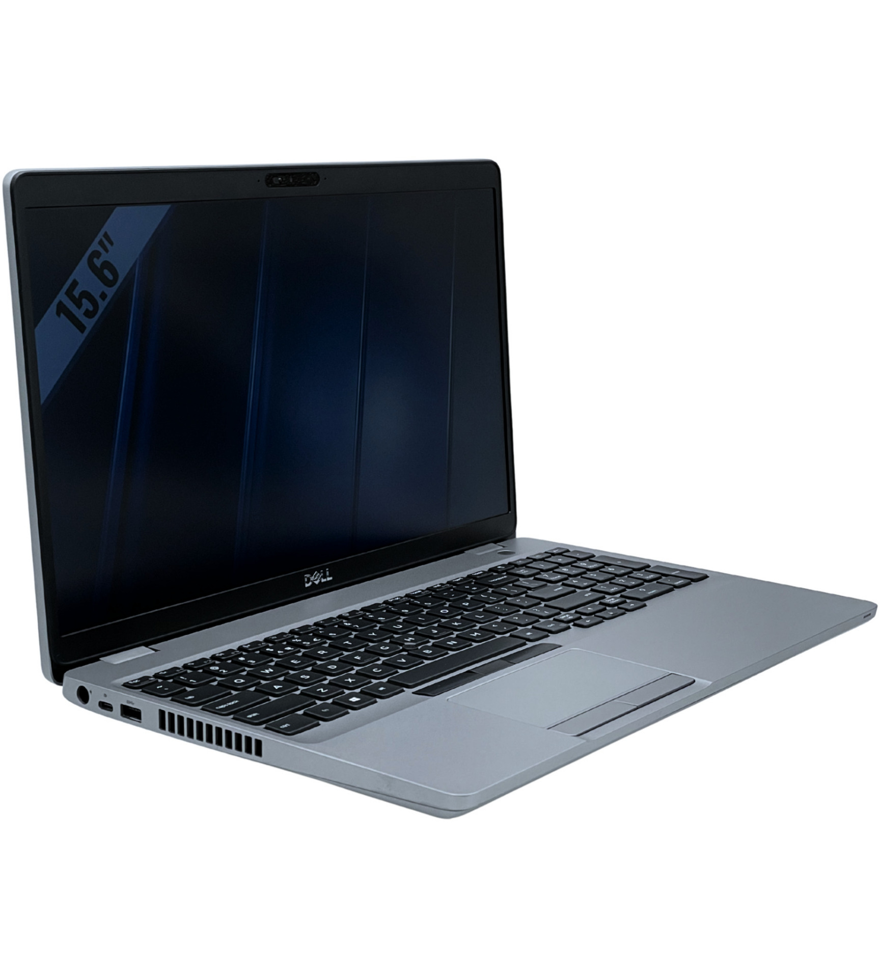 Dell Latitude 5510 widok z lewej strony pod kątem z widocznymi złączami