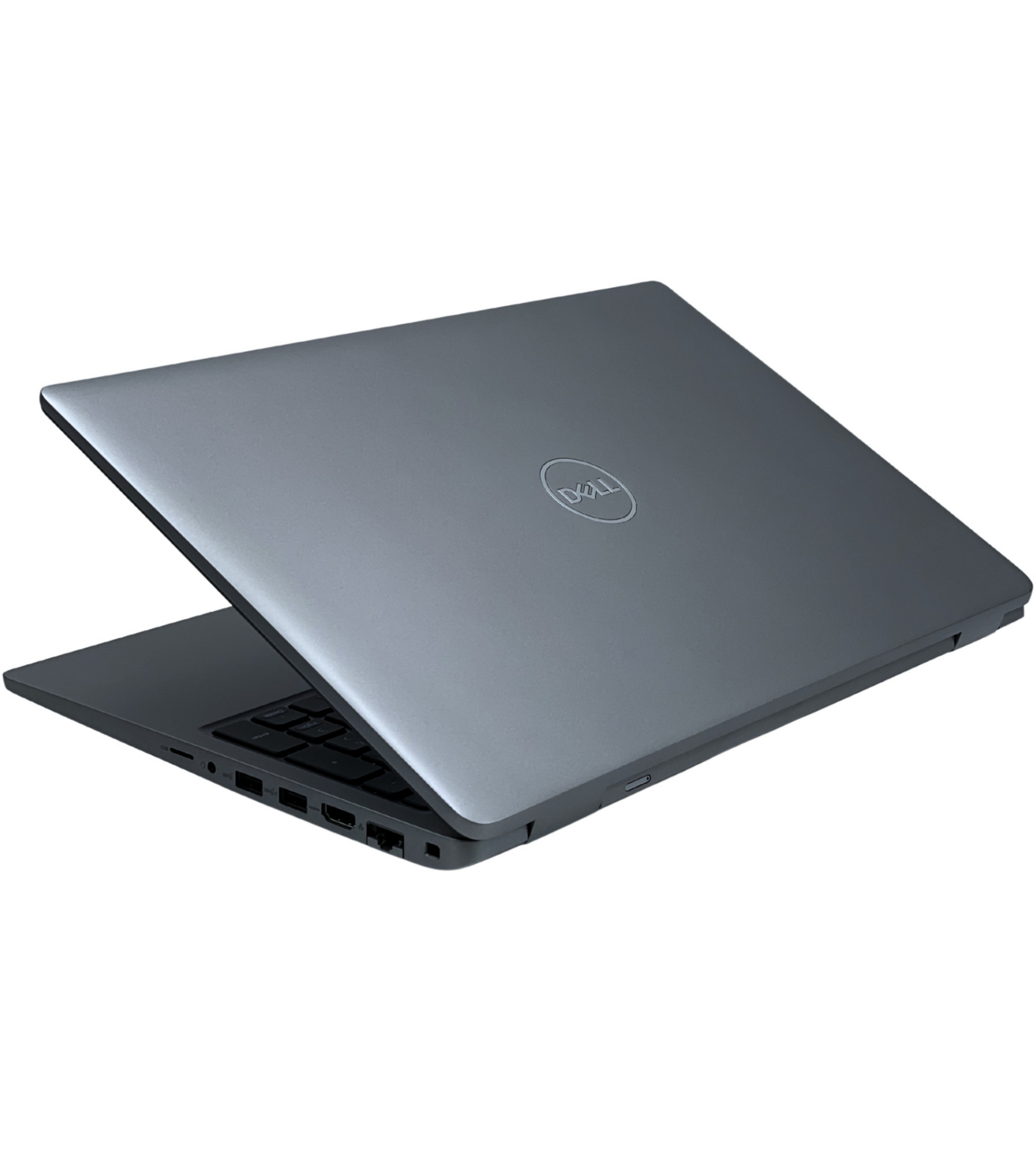 Dell Latitude 5550 widok górny na klapę matrycy z eleganckim logo Dell grafitowy kolor