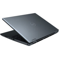 Dell Precision 7670 – górna pokrywa obudowy Dell Precision 7670 widok górny na klapę matrycy z logo Dell tytanowy kolor