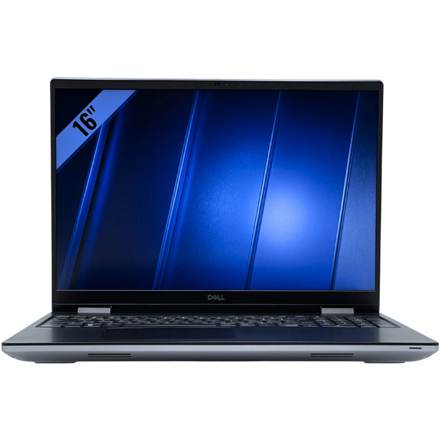 Dell Precision 7670 – główny widok od przodu Dell Precision 7670 główny widok od przodu otwarty ekran 16 cali