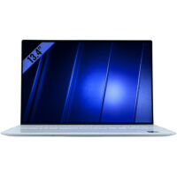 Dell XPS 13 9320 dotykowy widok od przodu z otwartym ekranem InfinityEdge
