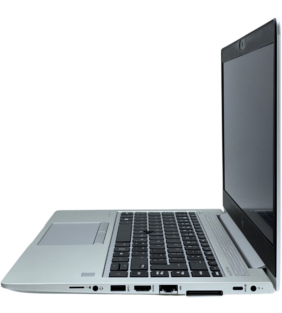 HP EliteBook 745 G6 prawy profil obudowy porty komunikacyjne i zasilanie