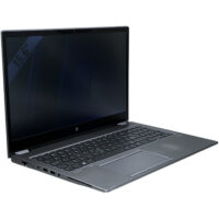 HP ZBook Fury 15 G7 widok z lewej strony pod kątem porty USB i LAN