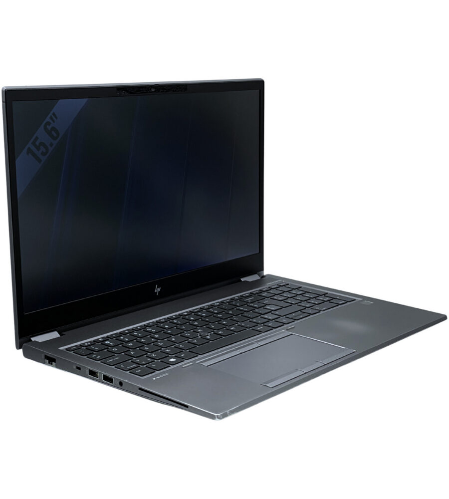 HP ZBook Fury 15 G7 widok z lewej strony pod kątem porty USB i LAN