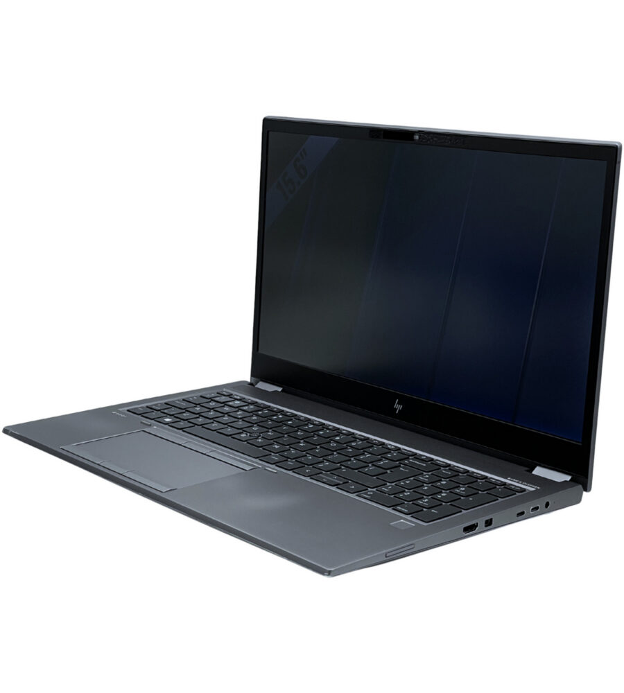 HP ZBook Fury 15 G7 widok z prawej strony pod kątem złącza Thunderbolt i HDMI